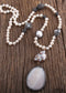 Boho Necklace, RH Precious Silver Peal